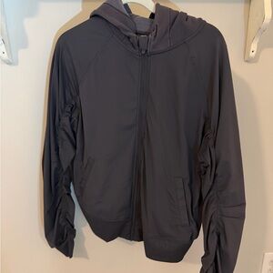 Fabletics Women’s Charcoal Hooded Windbreaker